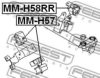 MITSUBISHI MR150341 Engine Mounting